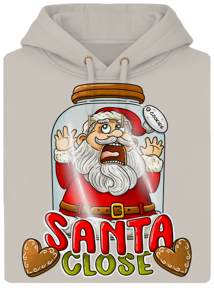 Santa Close unisex mikina premium Pastel Macchiato