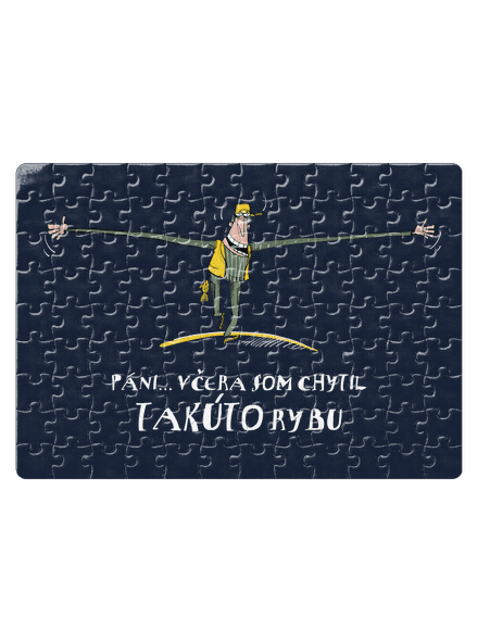 Takúto rybu som chytil puzzle White