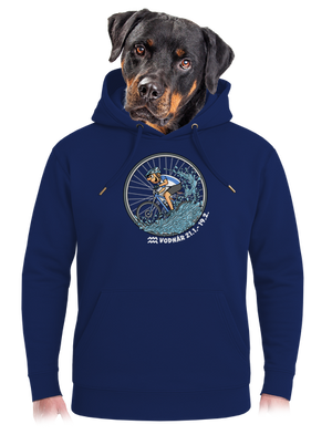 Cyklistický horoskop: Vodnár unisex mikina premium Navy
