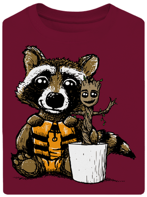 Strážcovia galaxie unisex tričko oversized Garnet