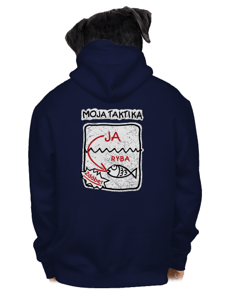 Rybárska taktika pánska mikina na zips Navy