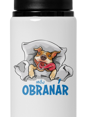 Môj obranár flaša na vodu White