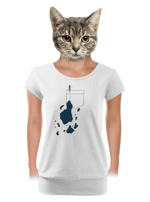 dámske tričko s lemom