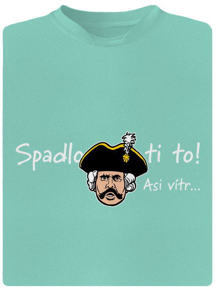 Spadlo ti to pánske športové tričko Mint Mal