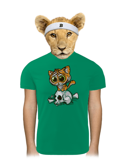 Tigrík detské športové tričko Kelly Green Mal