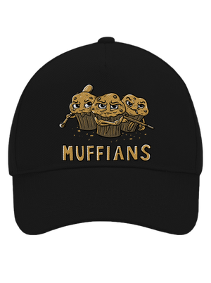Muffians šiltovka baseballka Black