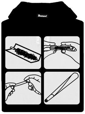 Joint pánska mikina klokanka Black