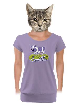 dámske tričko s lemom