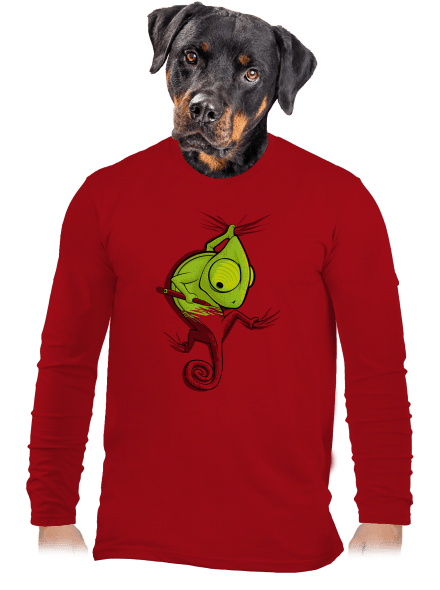 Zmizík pánske dlhý rukáv Red