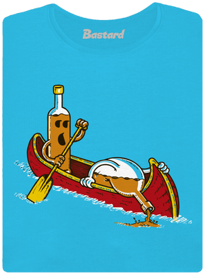 Rumáci dámske tričko s lemom Blue Atol