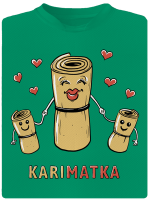 Karimatka detské športové tričko Kelly Green Mal