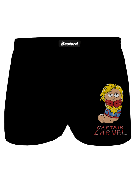 Captain Larvel pánske trenky Black