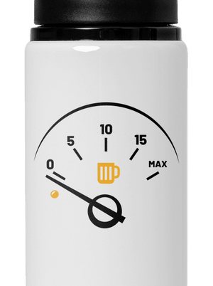 Prázdna nádrž flaša na vodu White