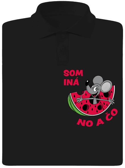 Som iná pánska polokošeľa Black