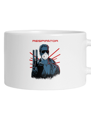 Respirátor hrnček makronka White