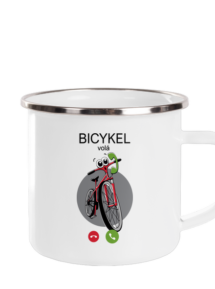 Bicykel volá plecháčik White