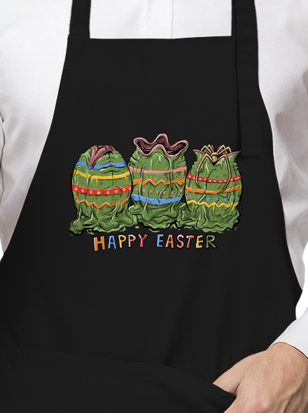 Happy Easter zástera Black