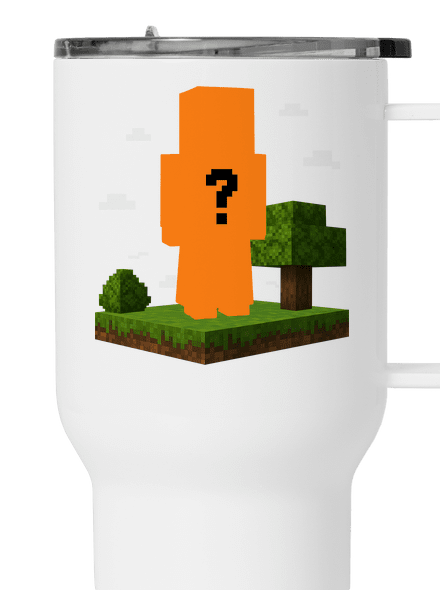 Minecraft z vlastnej fotky termohrnček White