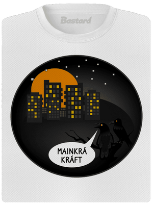 MainKráKráft dámske športové tričko White