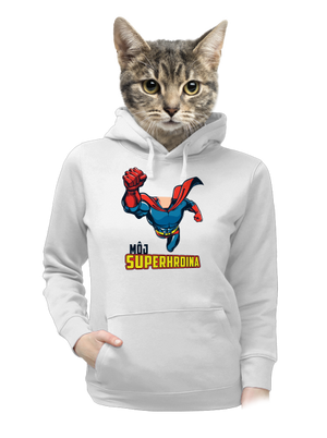 Môj superhrdina dámska mikina klokanka White
