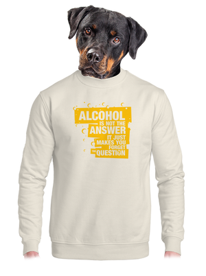 unisex mikina bez kapucne