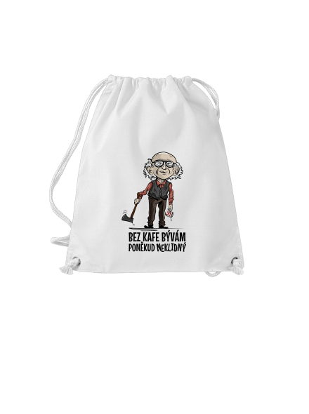 Neklidný bez kafe vak White