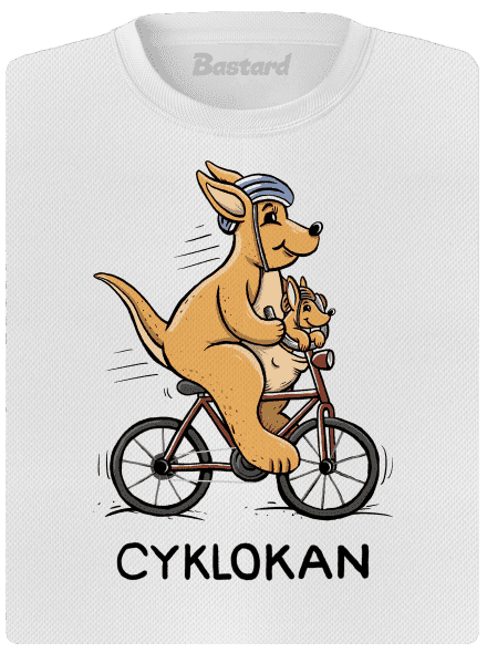 Cyklokan dámske športové tričko White