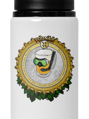 Pivný horoskop: Vodnár flaša na vodu White