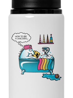 Ako sa stať jednorožcom flaša na vodu White
