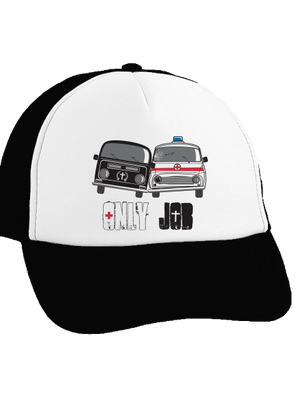 Konkurencia šiltovka truckerka Black cap