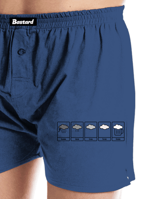 Predpoveď počasia pánske trenky Blue