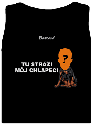 Tu strážim ja dámske tielko klasické Black