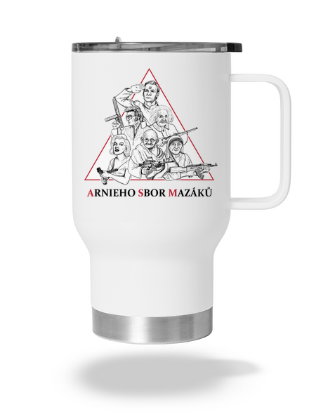 Arnieho sbor mazáků termohrnček White