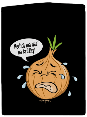 Cibuľa na krúžky dámska mikina na zips Black