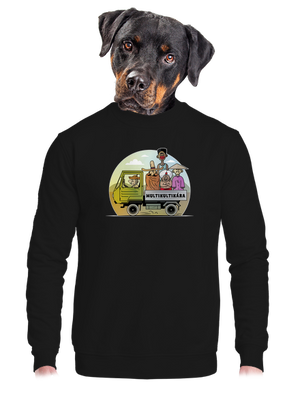 unisex mikina bez kapucne