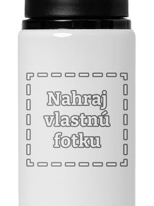 Vlastná potlač flaša na vodu White
