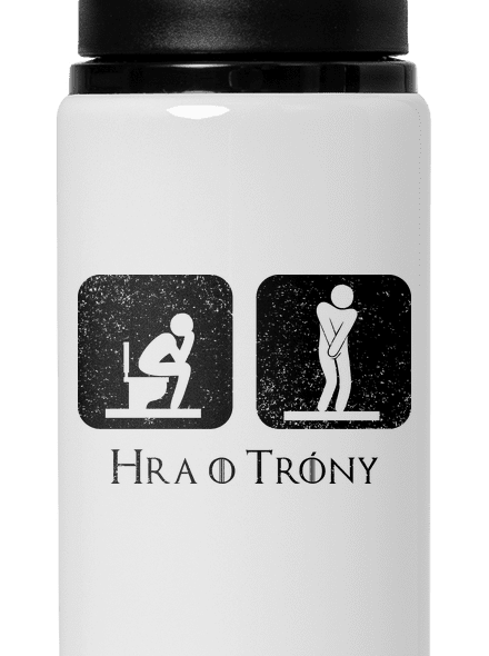 Hra o trůny flaša na vodu White