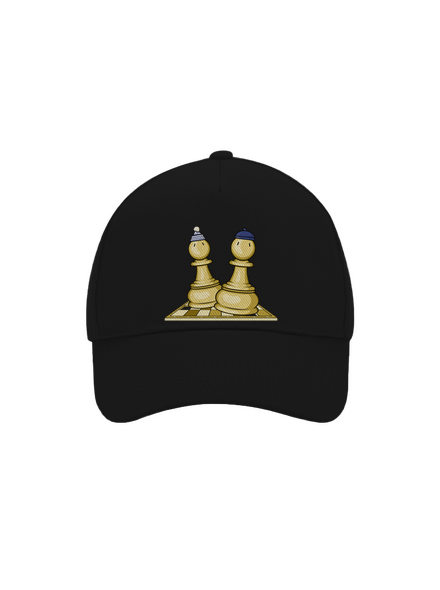 Šach a Mat šiltovka baseballka Black