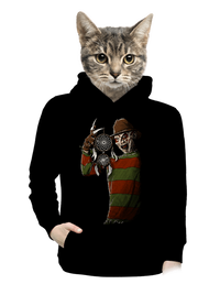 dámska mikina klokanka