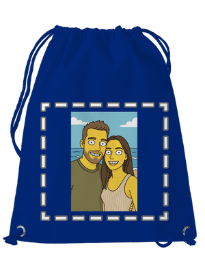 Simpsonovi z vlastnej fotky vak Royal Blue Mal