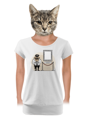 dámske tričko s lemom