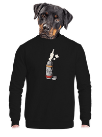 unisex mikina bez kapucne