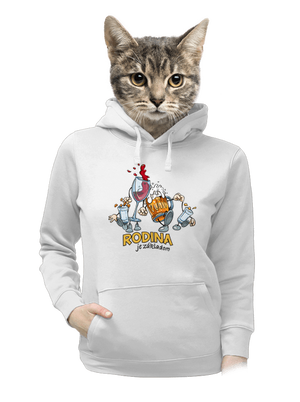 dámska mikina klokanka