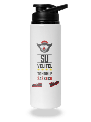 Velitel šaškecu flaša na vodu White