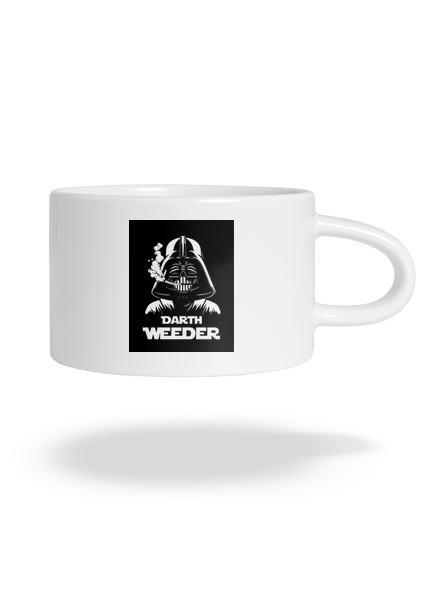 Darth Weeder hrnček makronka White