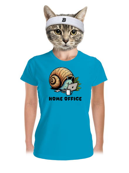 Slimákov home office dámske športové tričko Blue Atol