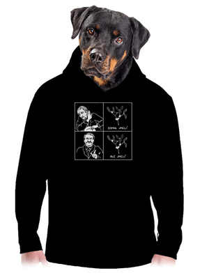 Cimrman: Copak jmelí pánska mikina klokanka Black