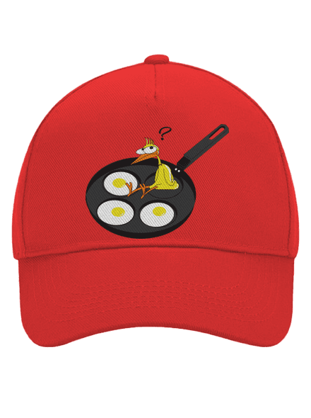 Kurča šiltovka baseballka Classic Red