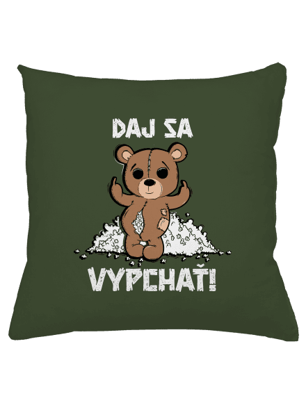 Jdi se vycpat vankúš Olive Green
