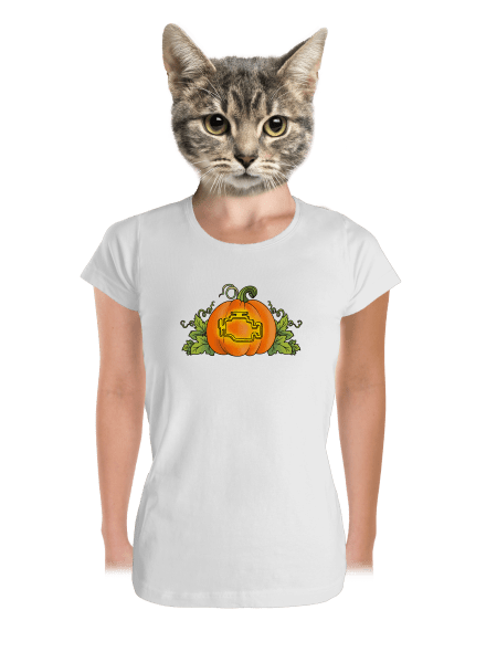 Strašidelný Halloween dámske tričko prémium White